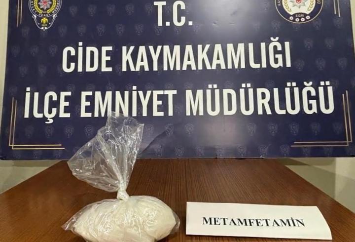 Kastamonu Cide'de 200 gram metamfetamin ele geçirildi