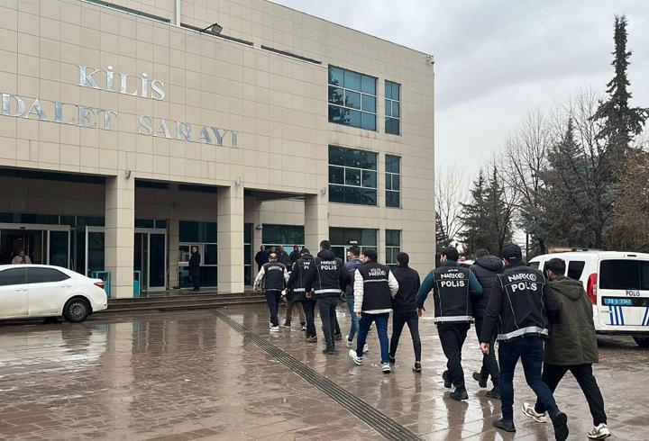 Kilis'te uyuşturucu operasyonu; 7 tutuklama