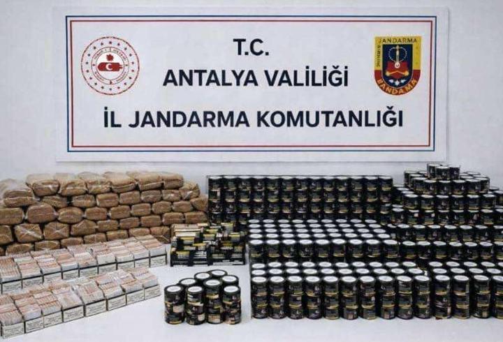Alanya’da kaçak tütün operasyonu