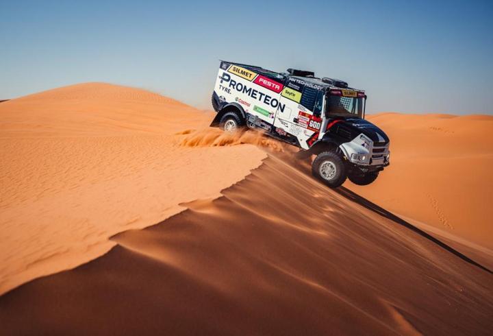 Çöle özel lastik üretti