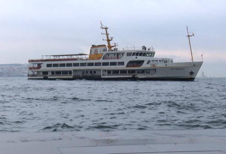 İstanbul'da bazı vapur seferleri iptal edildi