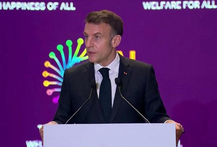 Macron sanal medya devlerine tepki gösterdi