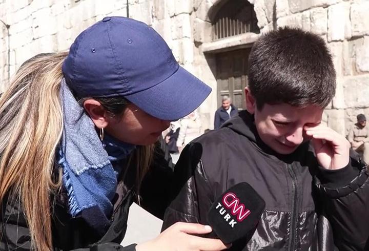 Şam'da bir çocuğun gözyaşları… Suriye'de Türkiye'ye büyük sevgi ve özlem var