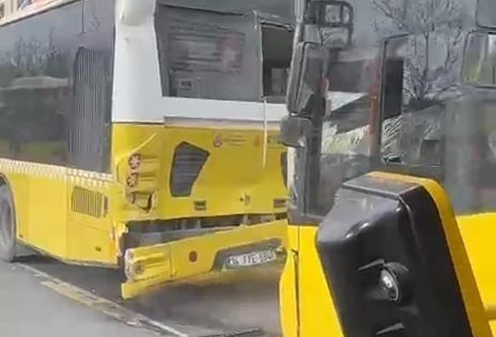 Fatih'te 3 İETT otobüsü kaza yaptı!