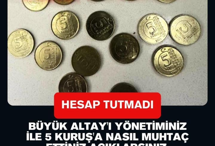 Tire FK'dan Altay'a hesap tutmadı paylaşımı