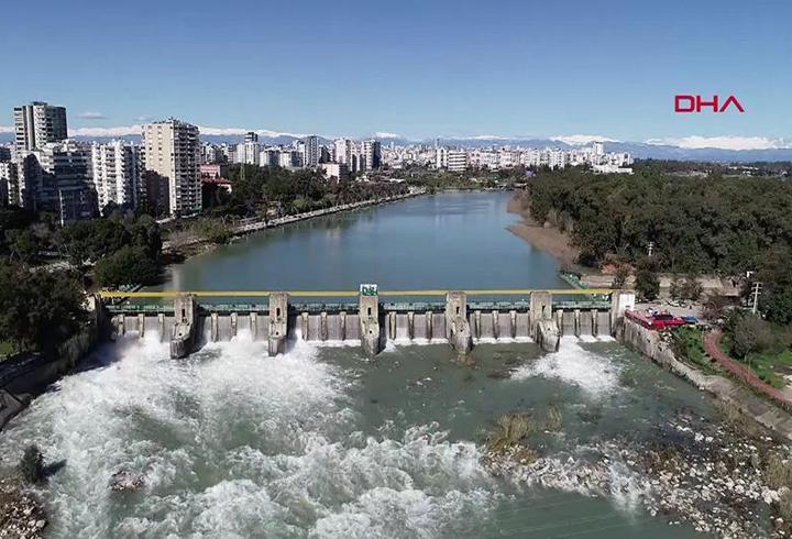 Adana'da barajlar doldu taştı