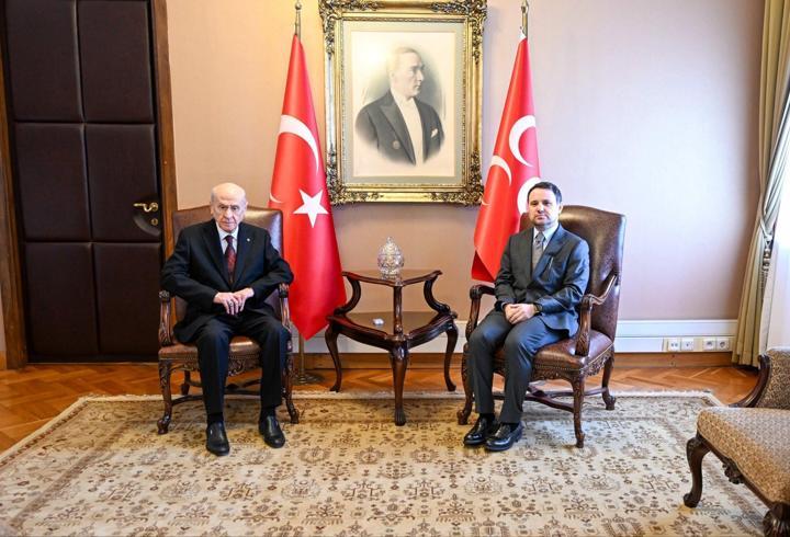Adalet Bakanı Gürlek'ten Devlet Bahçeli'ye ziyaret