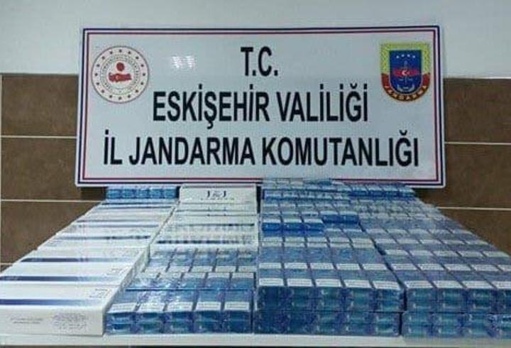 Eskişehir’de kaçak sigara ele geçirildi