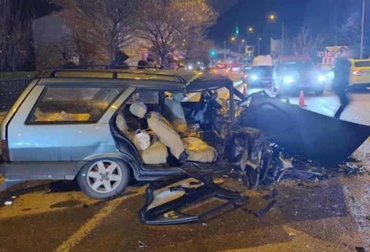 İftara dakikalar kala feci kaza: 1 ölü, 3 yaralı