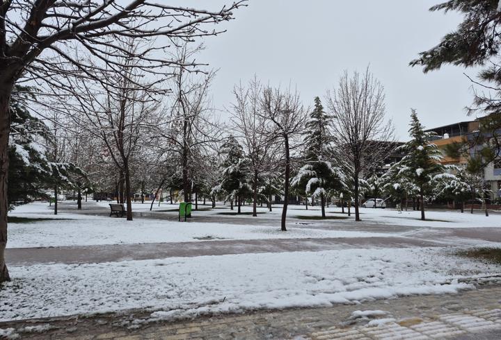 Malatya'da kar yağışı; taşımalı eğitime ara verildi