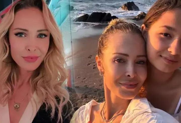 İbrahim Tatlıses’in kızı Elif Ada annesini geride bıraktı! 12 yaşında 1.80 boyunda