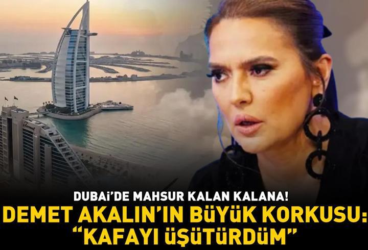 ABD ve İsrail’in İran’a saldırıları sonrası Dubai’de mahsur kalan kalana! Demet Akalın’ın büyük korkusu: Kafayı üşütürdüm herhalde