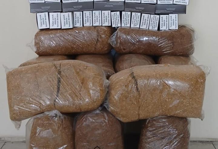 Samsun'da kaçak tütün ve makaron operasyonu