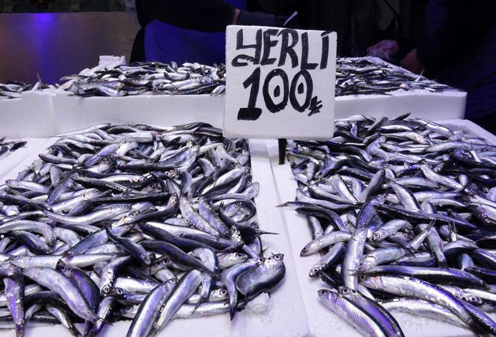 Ramazanda balık tezgahlarında hamsi ve istavrit bereketi