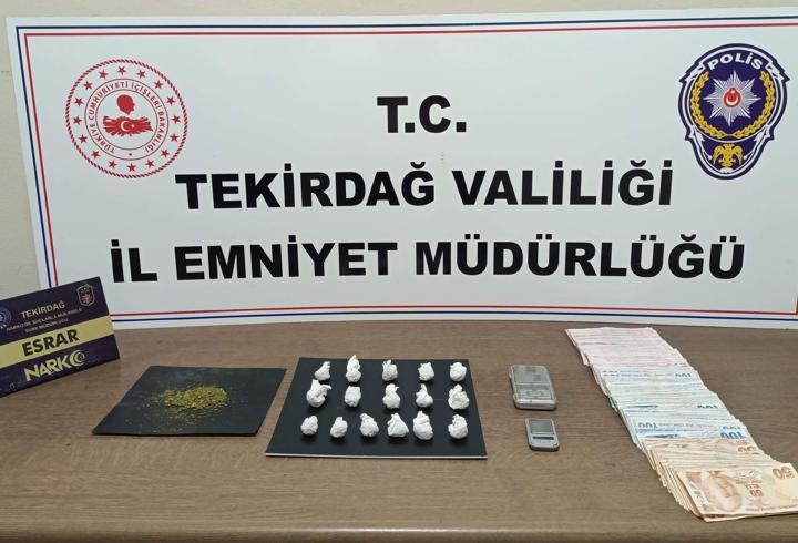Tekirdağ'da uyuşturucu operasyonunda 11 tutuklama