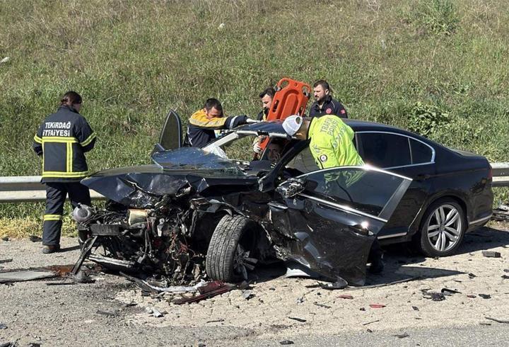 Tekirdağ'da zincirleme kaza; 5 yaralı