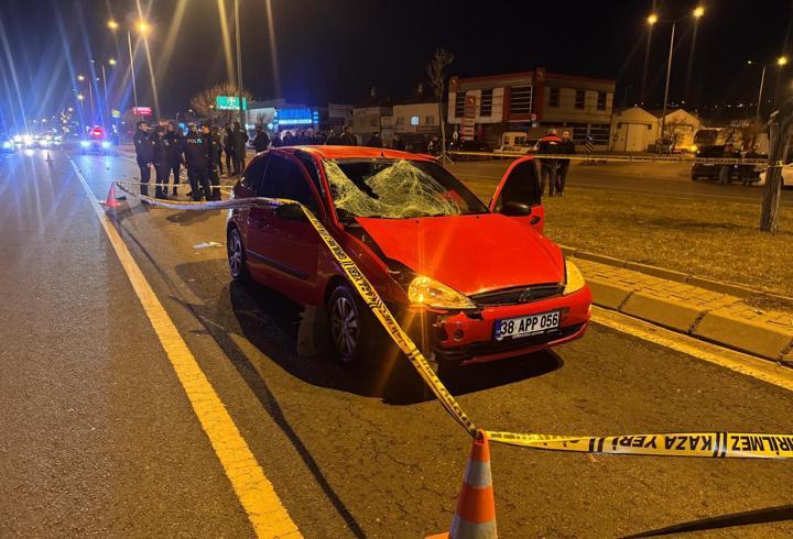 Otomobilin çarptığı yaya öldü