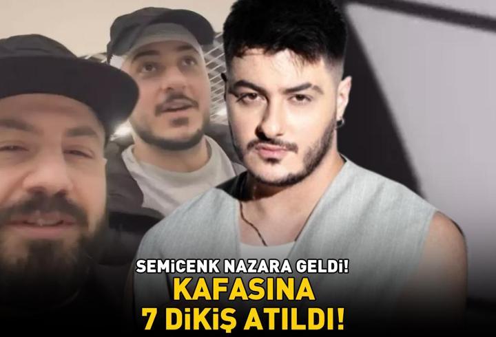 SEMİCENK NAZARA GELDİ! Korkutan kaza! Ünlü rapçinin kafasına 7 dikiş atıldı!