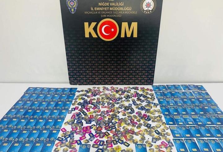 Niğde’de 5.5 milyon lira değerinde sahte altın ele geçirildi