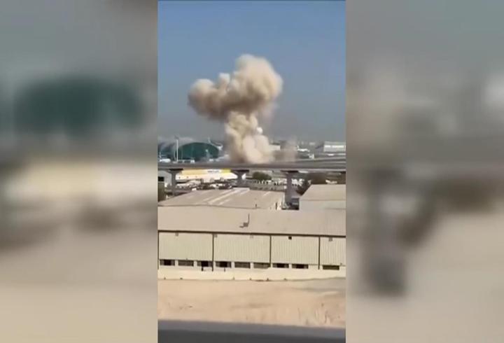 İşte o anlar: Dubai Havalimanı böyle vuruldu!