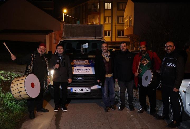 Arnavutköy’de Sahur Devriyesi’ projesi hayata geçirildi