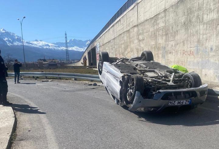Konya'da trafik kazası: 4 yaralı