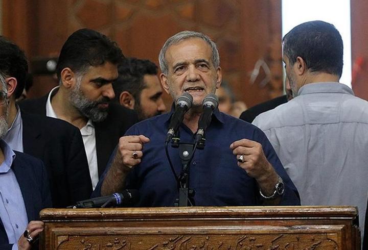 İran Cumhurbaşkanı Pezeşkiyan: "Saldırganlar gelir geçer, İran hep ayakta kalır!"