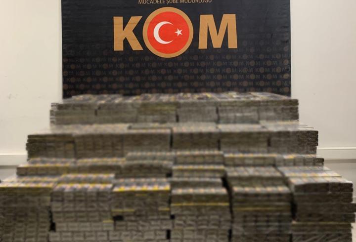Mardin’de 7 bin 750 paket kaçak sigara ele geçirildi