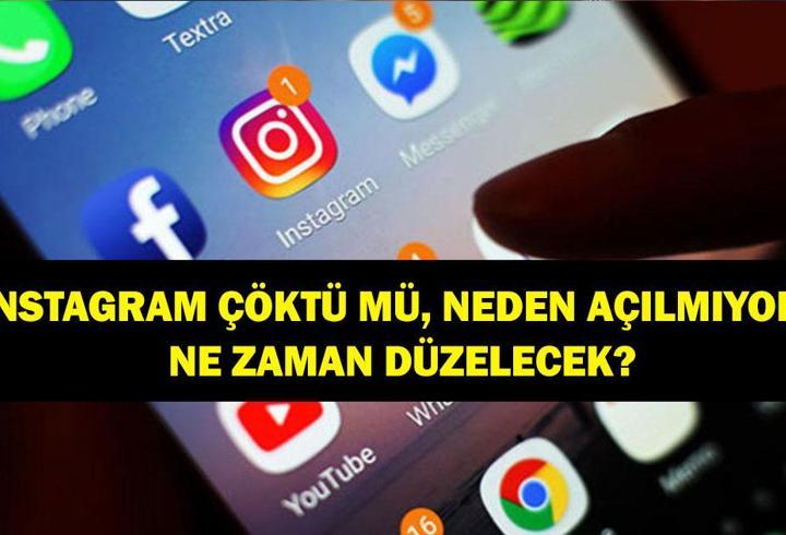 INSTAGRAM ÇÖKTÜ MÜ SON DAKİKA, NEDEN AÇILMIYOR? 11 Mart 2026 Instagram Erişim Sorunu Ne Zaman Bitecek? Instagram Önceki Mesajlar Yüklenemedi Sorunu Nasıl Çözülür?