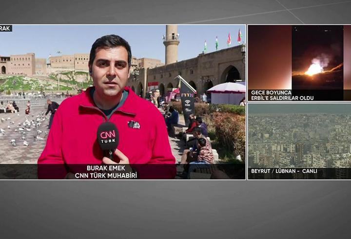 Erbil'den canlı: Bölgede ne oluyor? ABD Konsolosluğu yakınına 3 drone daha düştü