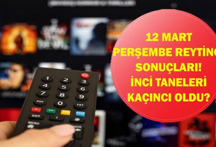 12 MART REYTİNG SONUÇLARI| Reyting Birincisi Kim Oldu? İnci Taneleri, Kim Milyoner Olmak İster?, Halef, Veliaht, Sevdiğim Sensin, Samsunspor – Rayo Vallecano, Survivor 12 Mart Reyting Sonucu
