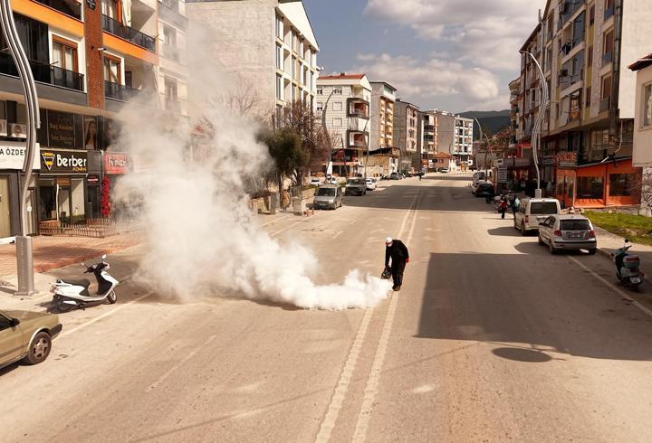Bucak'ta sivrisinekle mücadele
