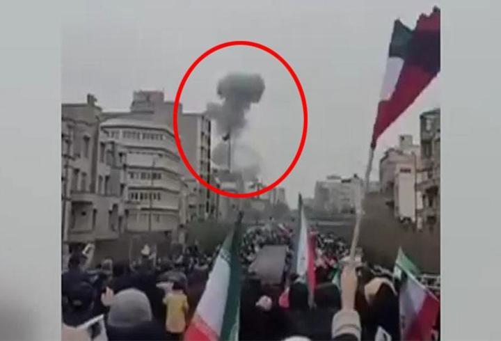 Son dakika... İran'da miting alanındaki saldırıdan ilk görüntüler...