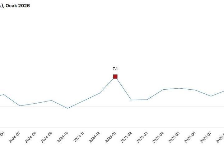 TÜİK: Hizmet üretimi ocakta azaldı