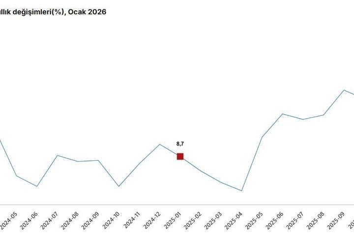 TÜİK: İnşaat üretimi ocakta arttı
