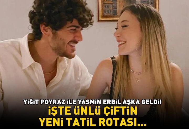 Survivor Yiğit Poyraz ile Yasmin Erbil aşka geldi! Ünlü çiftin yeni tatil rotası bakın neresi oldu!