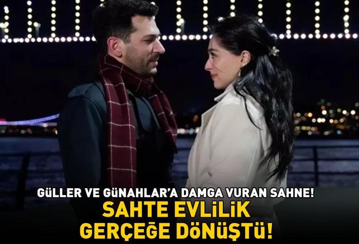 Güller ve Günahlar'a damga vuran sahne! Sahte evlilik gerçeğe dönüştü!