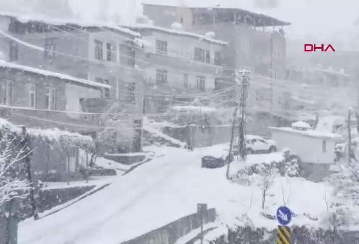 Van ve Hakkari’de kar yağışı nedeniyle, 121 yerleşim yeri ulaşıma kapandı