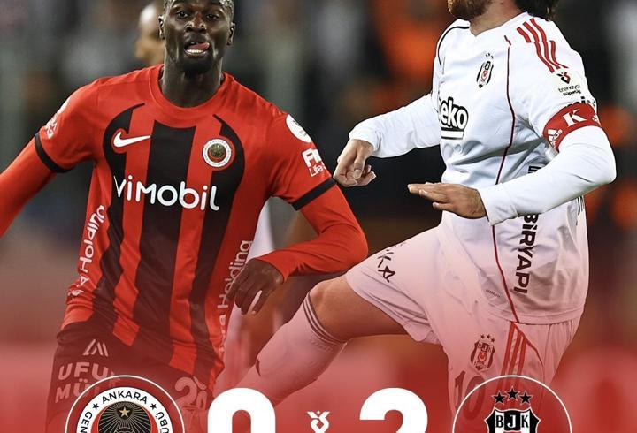 Gençlerbirliği 0-2 Beşiktaş Maç Özeti | Kartal, başkentte kazandı