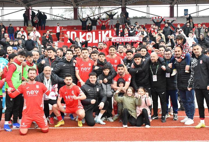 Balıkesirspor'un 3'te 3 keyfi