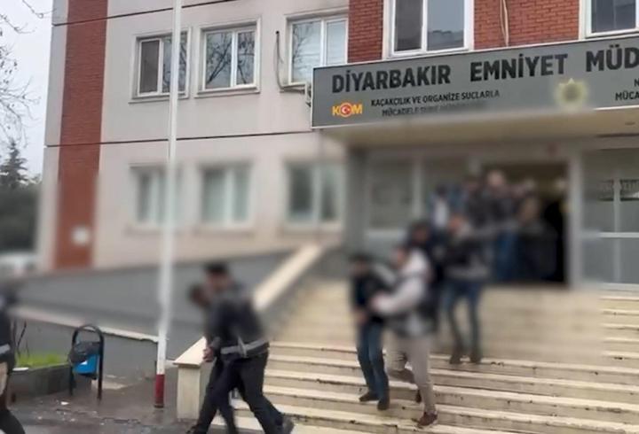 Diyarbakır’da suç örgütüne operasyon: 10 tutuklama