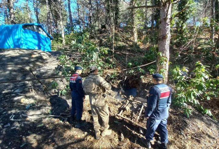 Zonguldak’ta 6 kaçak ocak imha edildi