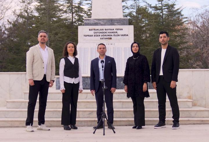 Aksaray’daki öğretmenlerden 'Geçilmedi Çanakkale' klibi