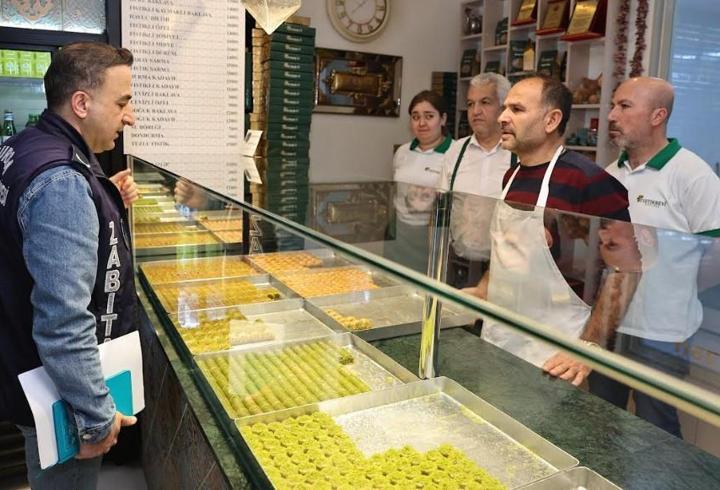 Nilüfer’de tatlı üreticilerine sıkı denetim