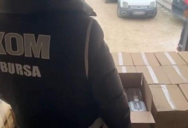 Bursa'da sahte alkol üretenlere operasyonda 4 tutuklama