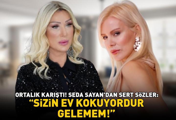 Seda Sayan'dan Ömür Gedik'e şoke eden sözler! 'SİZİN EV KOKUYORDUR, GELEMEM' DEDİ, ORTALIK KARIŞTI!