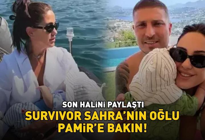 Survivor Sahra Işık'ın oğlu Pamir'e bakın! Son halini paylaştı!