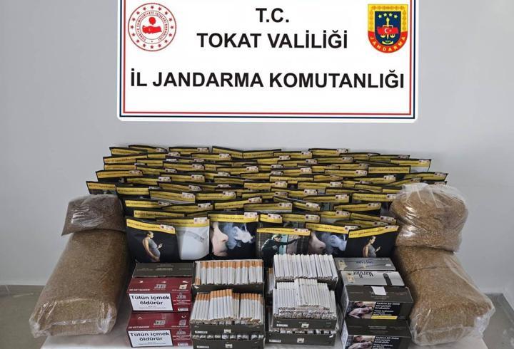 Tokat'ta kaçak tütün operasyonu: 2 gözaltı