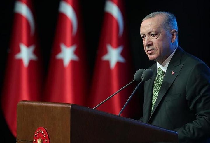 Cumhurbaşkanı Erdoğan'dan Çanakkale mesajı: Ecdat mirasından güç alıyoruz