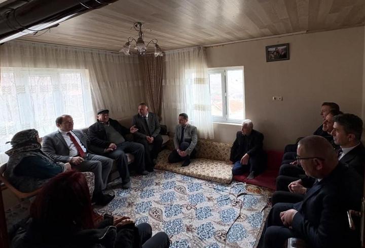 Şehit ailesine ziyaret